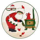 Old St. Nick Large Round Platter with Oven